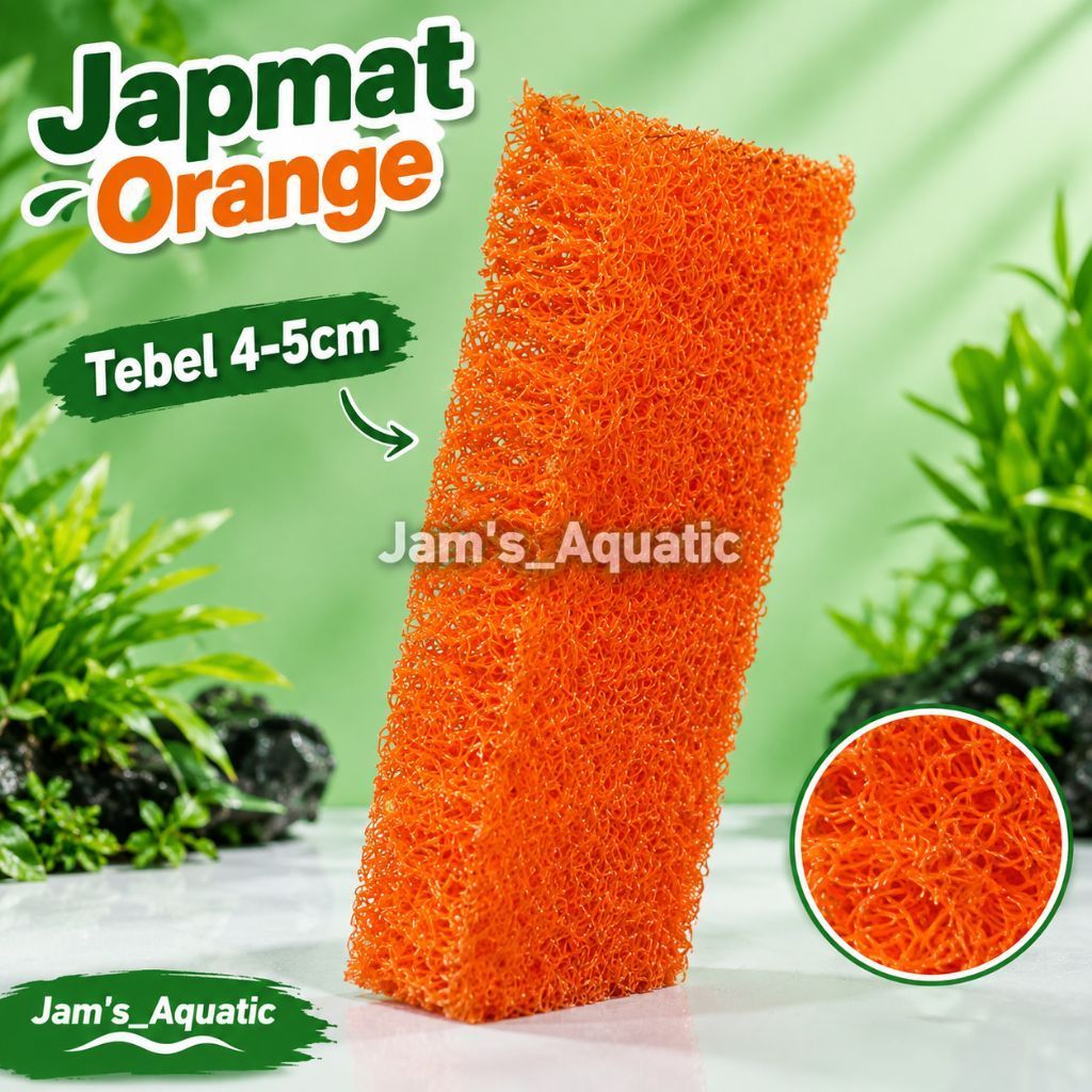 Japmat orange filter aquarium japmat aquarium jepmet filter aquarium