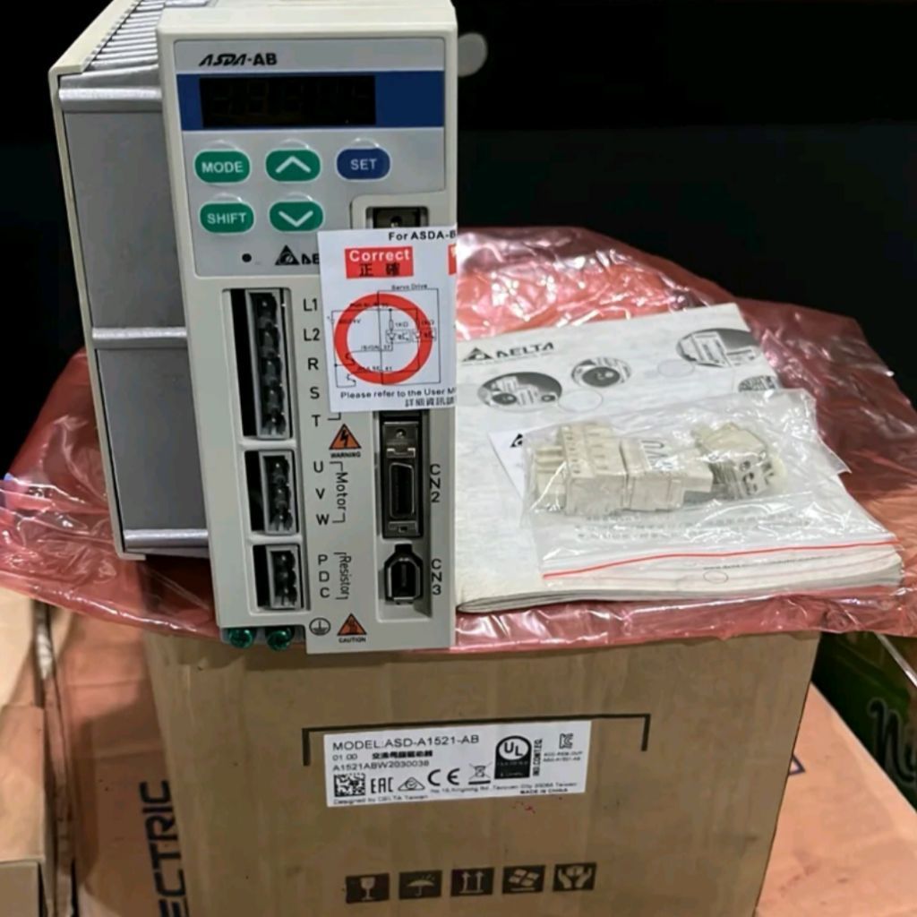 DELTA ASD-A1521-AB SERVO DRIVE DELTA 1,5KW 220V ORIGINAL