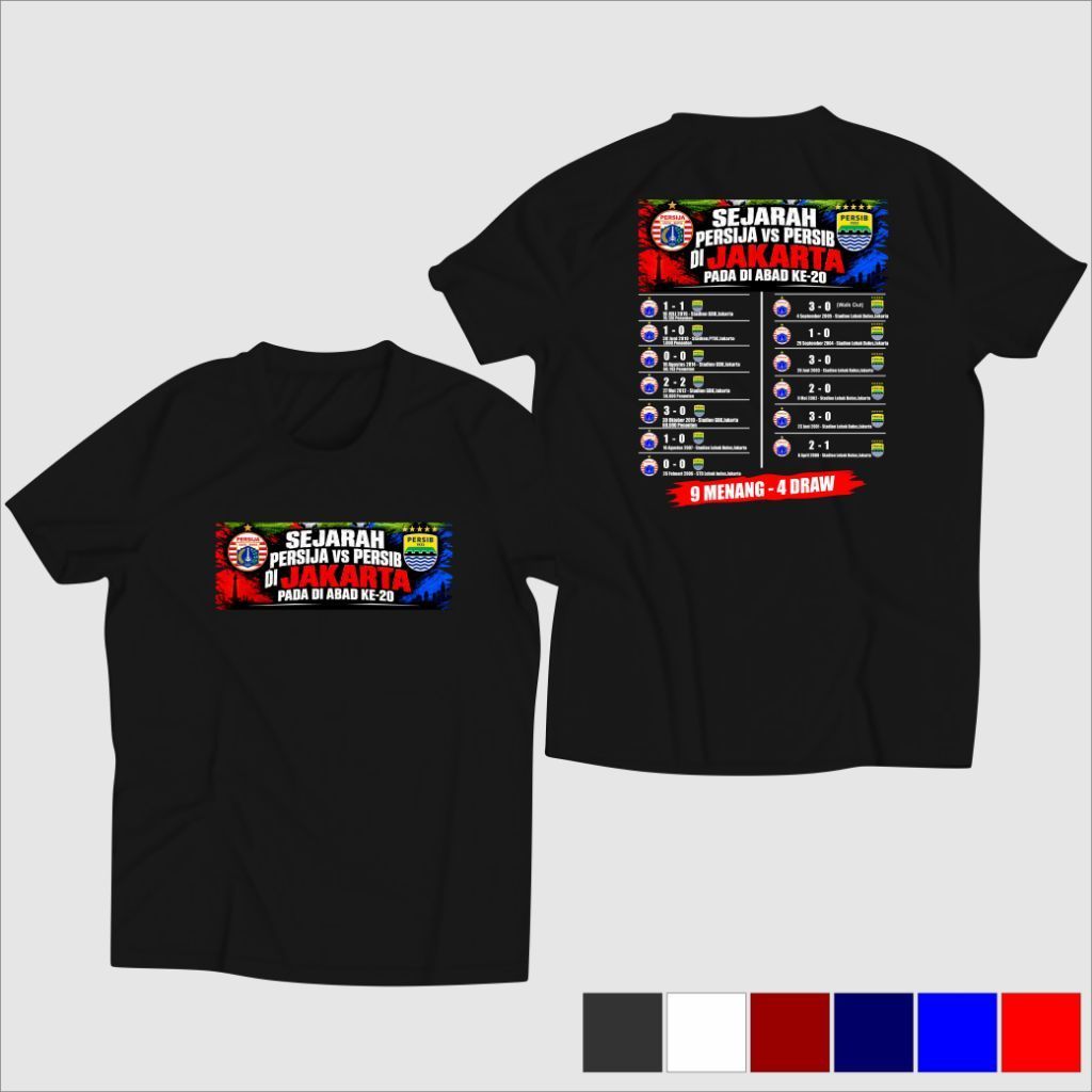 KAOS//SEJARAH PERSIJA VS PERSIB//KAOS KEREN BISA COD