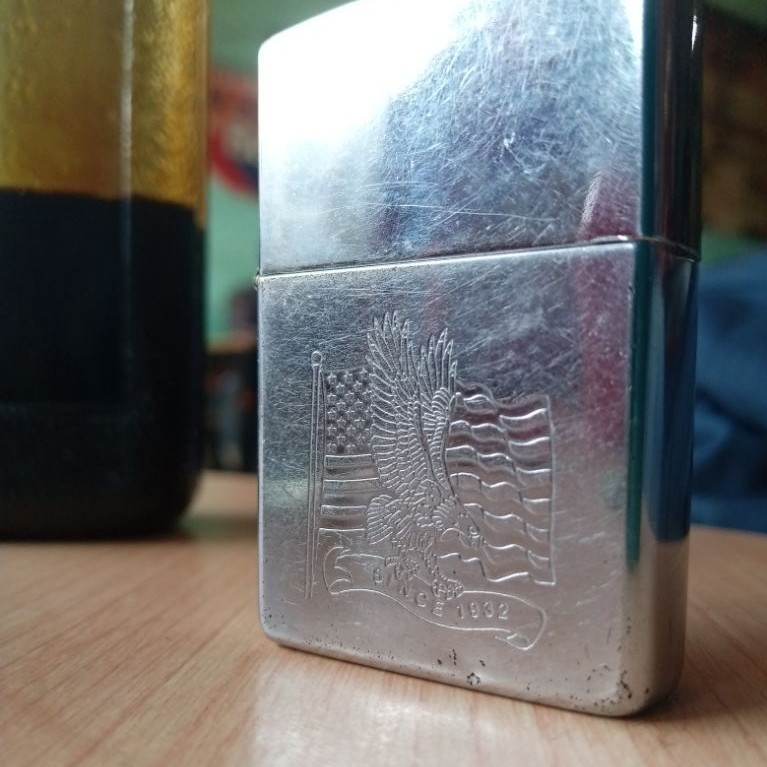 original zippo buluk Romawi 1992