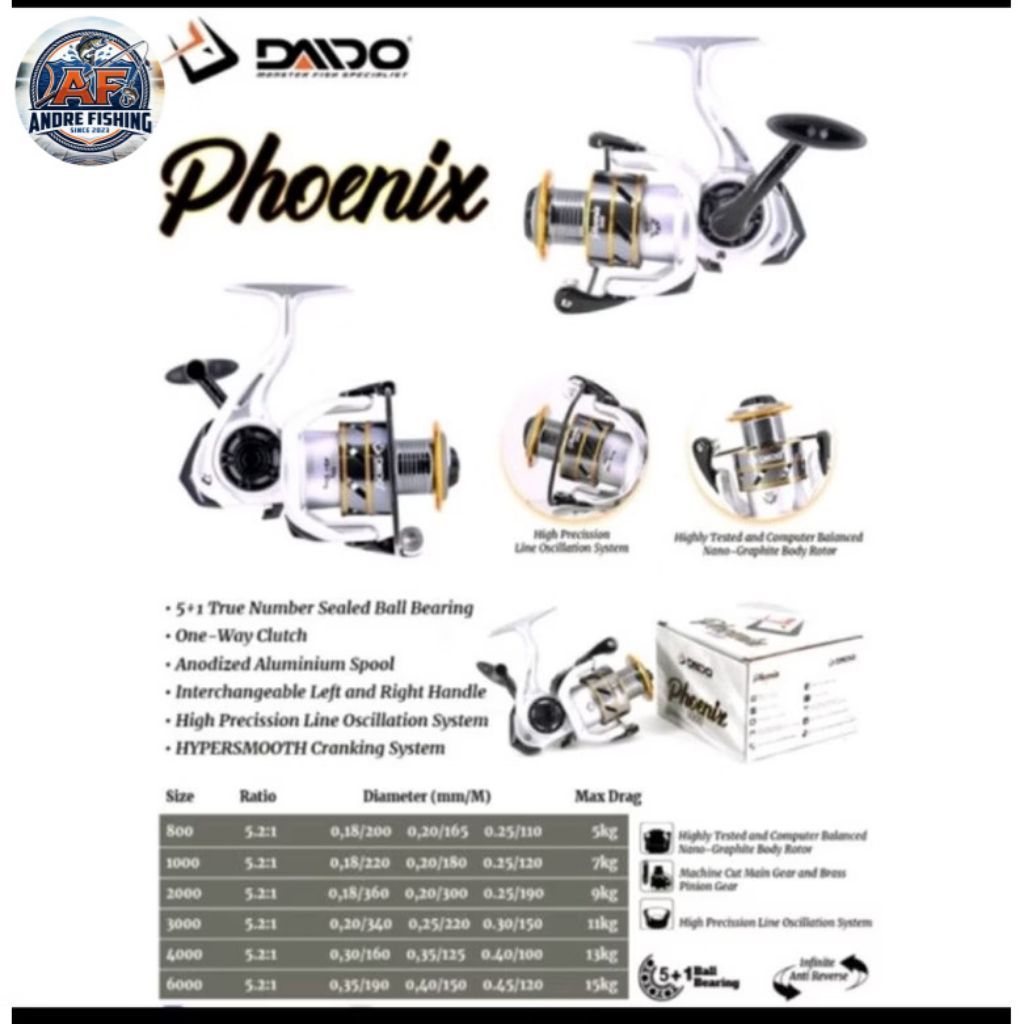 REEL DAIDO PHOENIX 2000