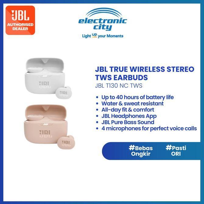 JBL True Wireless Stereo Earbuds - JBL T130 NC TWS