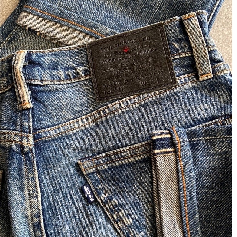 LEVIS 511 "E" MADE CRAFTED SELVEDGE JAPAN JEANS