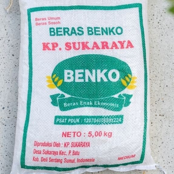 Beras Benko 5Kg Medium Pulen