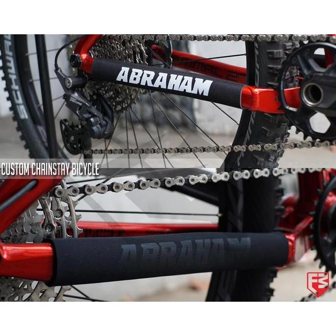 Custom Chainstay Frame Protector Sepeda MTB Roadbike Minion