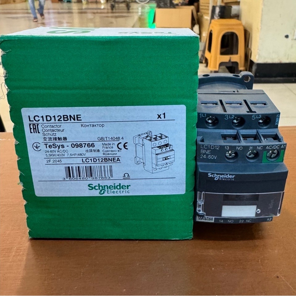 KONTAKTOR LC1D12BNE SCHNEIDER 24-60V AC/DC