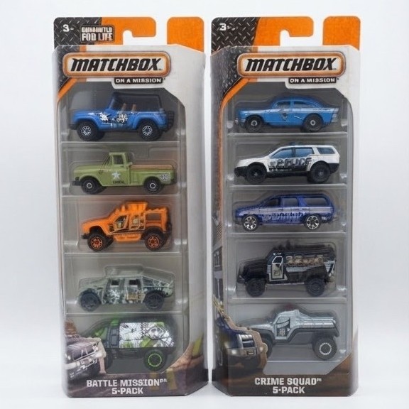 MATCHBOX ON A MISSION 5 PACK