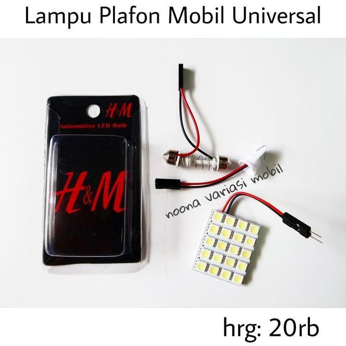 Promo lampu plafon putih brio calya sigra avanza mobilio lampu kabin led Diskon
