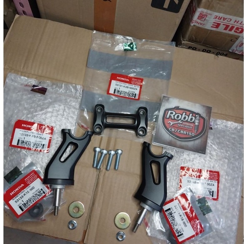 Raiser Dudukan Stang CB150X Fullset Original