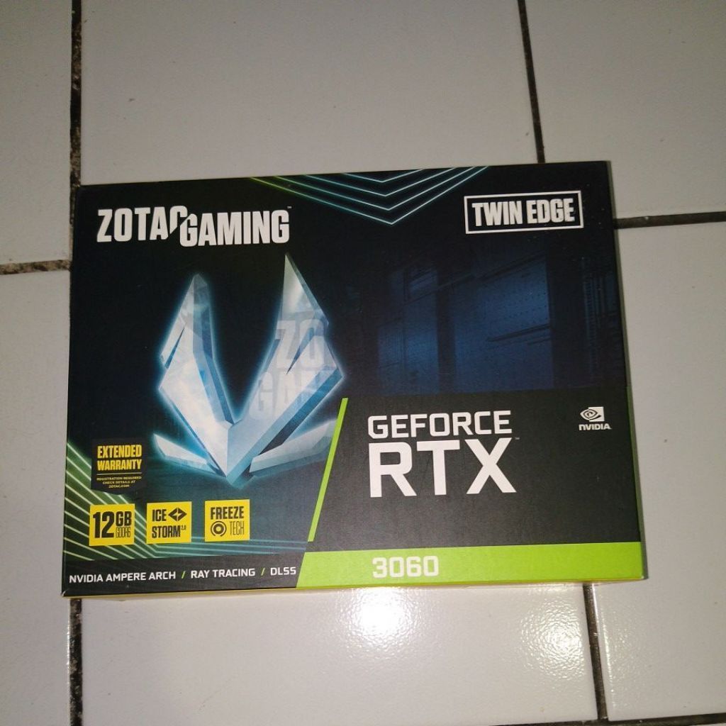 VGA Card Zotac RTX 3060 12GB LHR TwinEdge OC Bekas