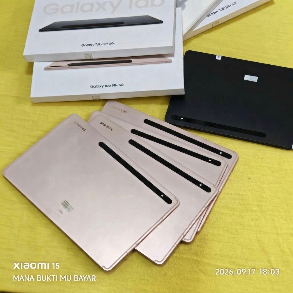 SAMSUNG TAB S8+ PLUS 5G 8/256 Gb Sein Tab S8+ Garansi resmi Second bekas