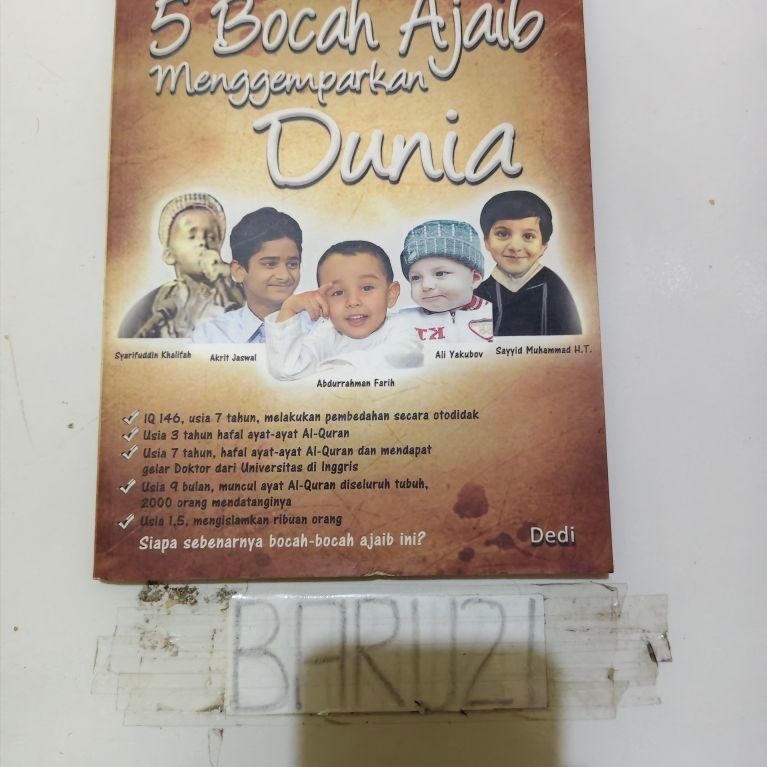 buku 5 bocah ajaib menggemparkan dunia by DEDI