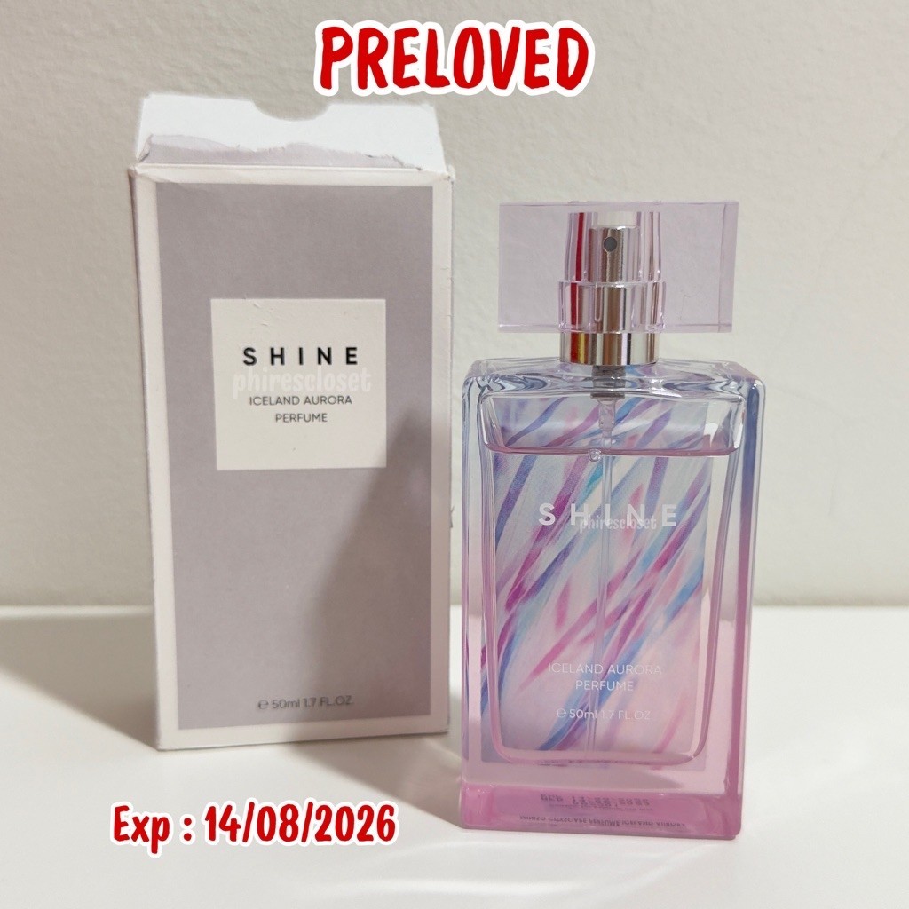 PRELOVED - MINISO Cityscape Shine Iceland Aurora Eau De Parfum EDP 50ml - Parfum Cewek Murah