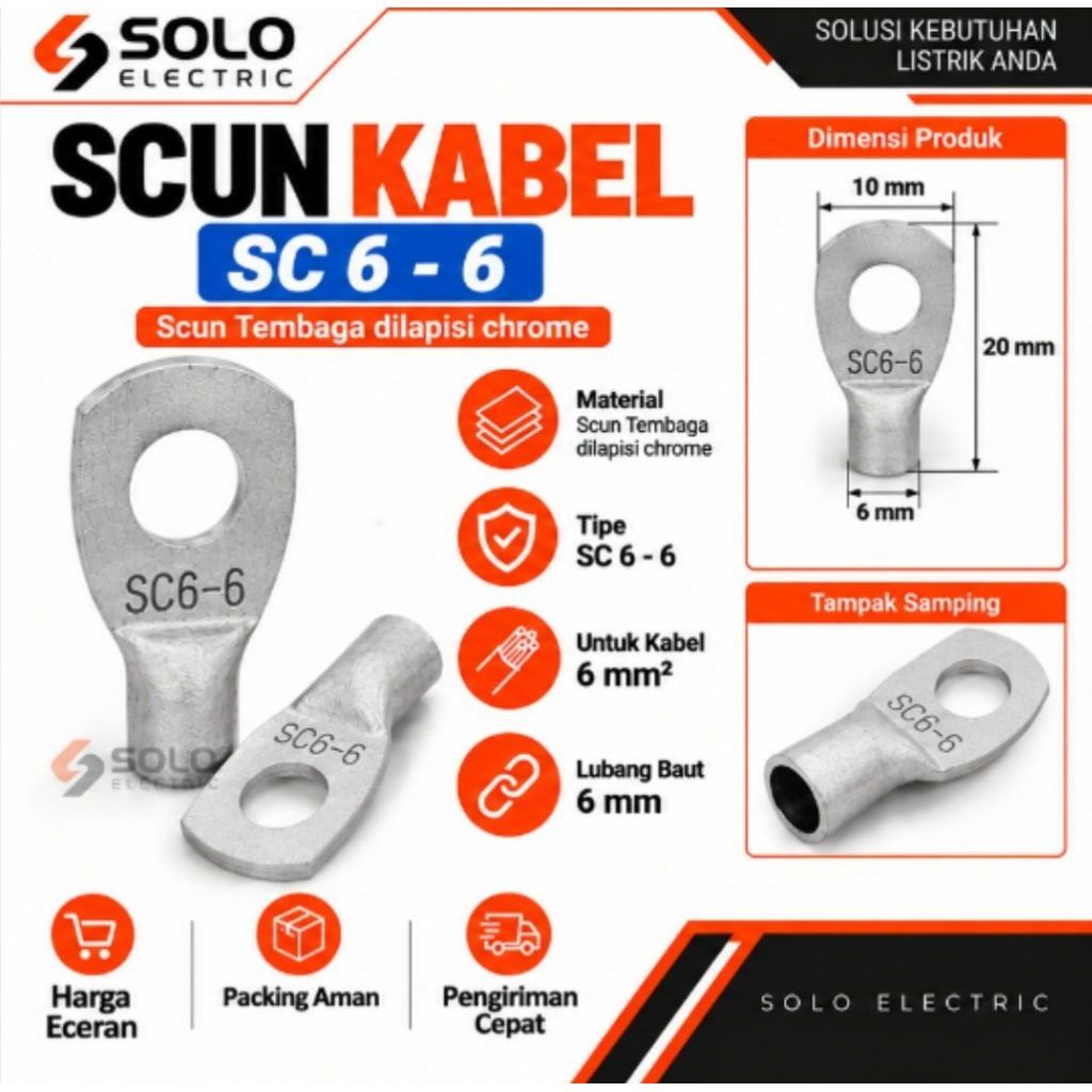 Scun 6mm / Scun kabel 6mm / SC6-6