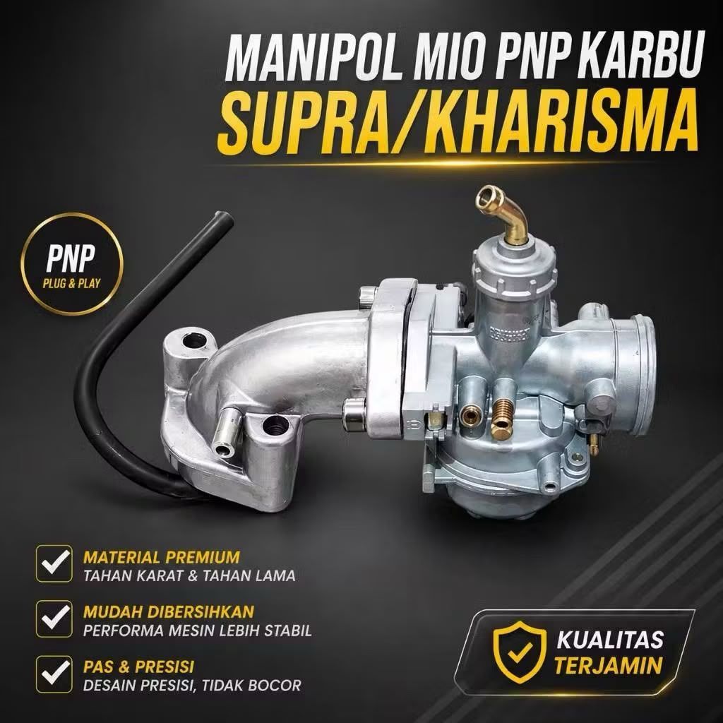 Intake Manipul Mio Karbu Supra Kharisma Intek Manipol Karburator Mio PNP