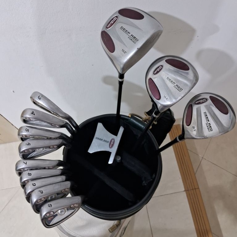 STICK GOLF TAYLOR MADE R7 XR KOMBINASI WILSON DEEP RED FULL SET 13 BATANG