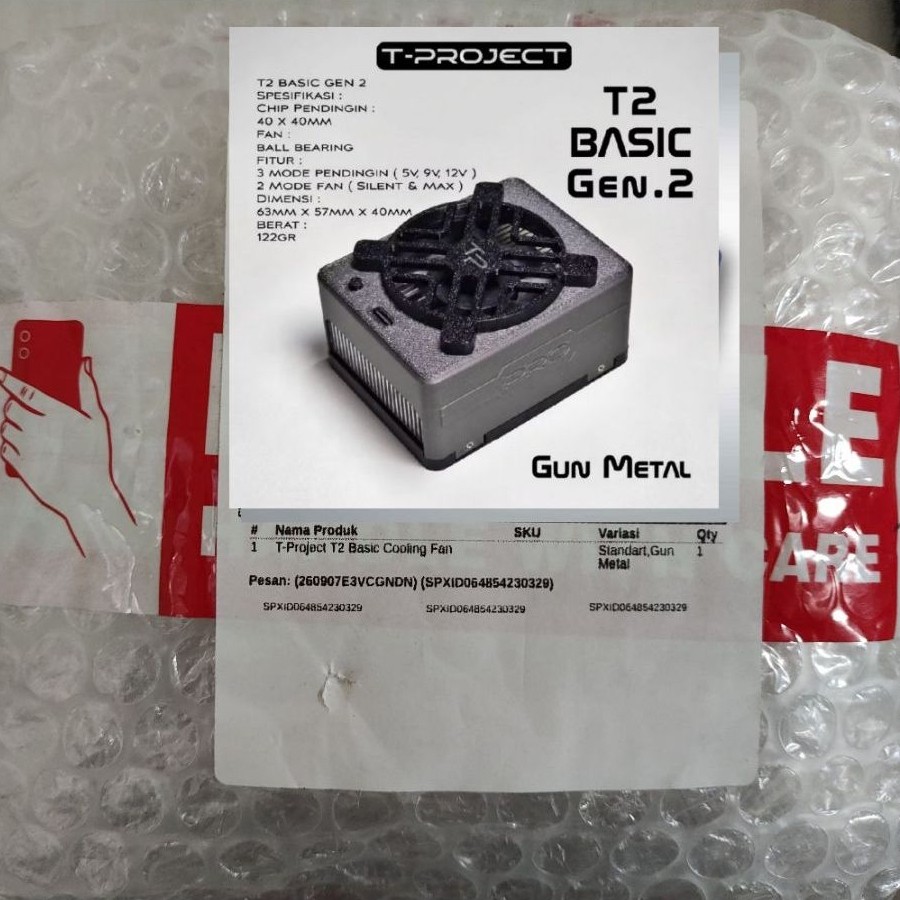 Cooler T2 Basic Standart Gun Metal BNOB