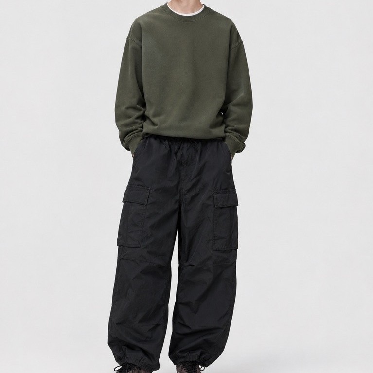 GU Super Wide Cargo Balloon Pants