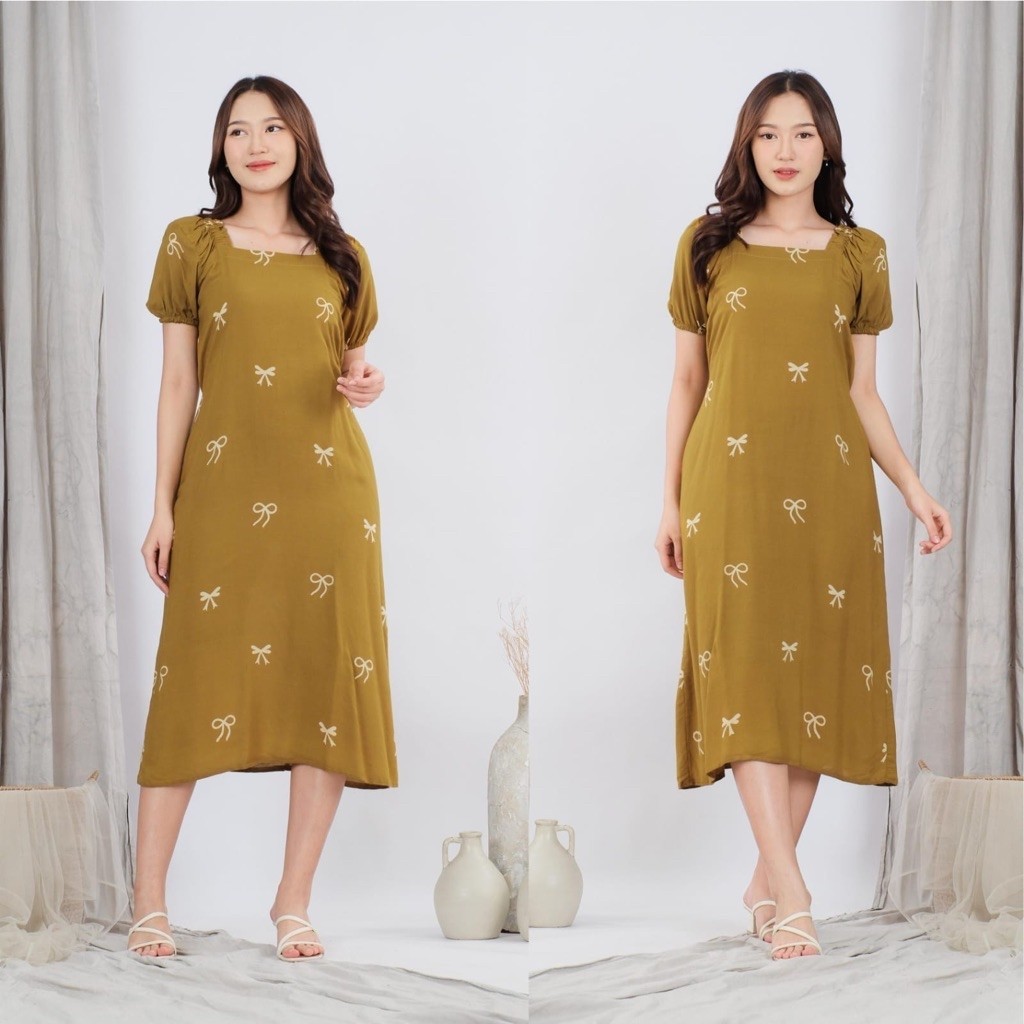 Daster aqila Dres Baju wanita Remaja dewasa model serut