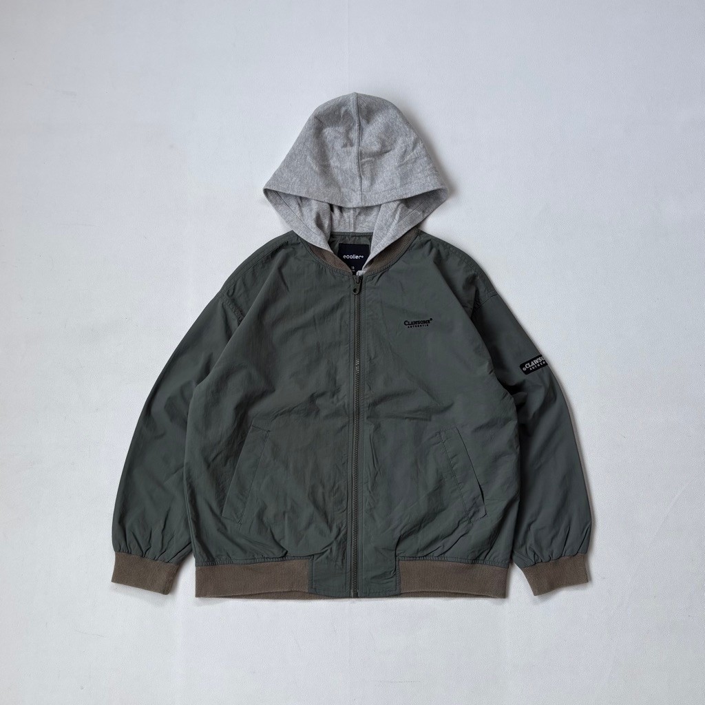Ecolier Double Zipper Hooded Jacket