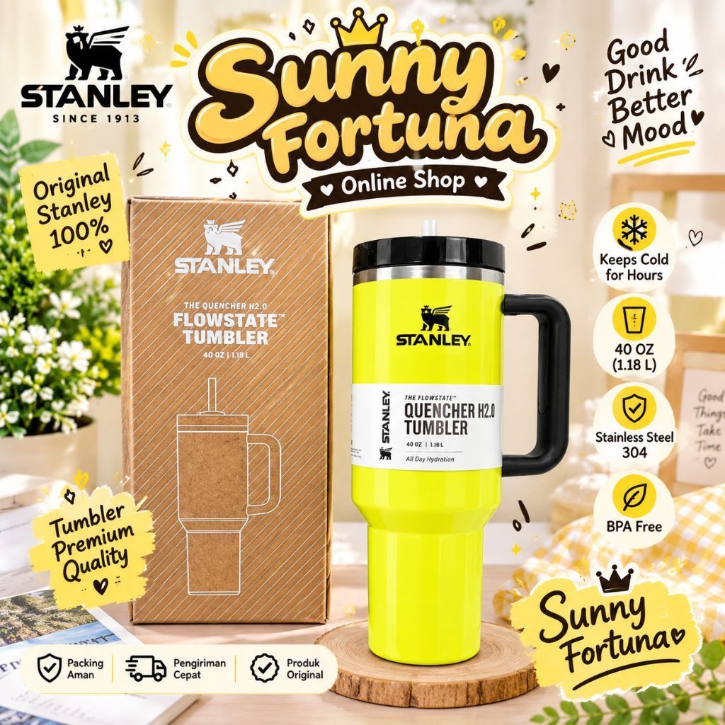 TUMBLER STANLEY FLOWSTATE 40 OZ - STANLEY TUMBLER ORIGINAL
