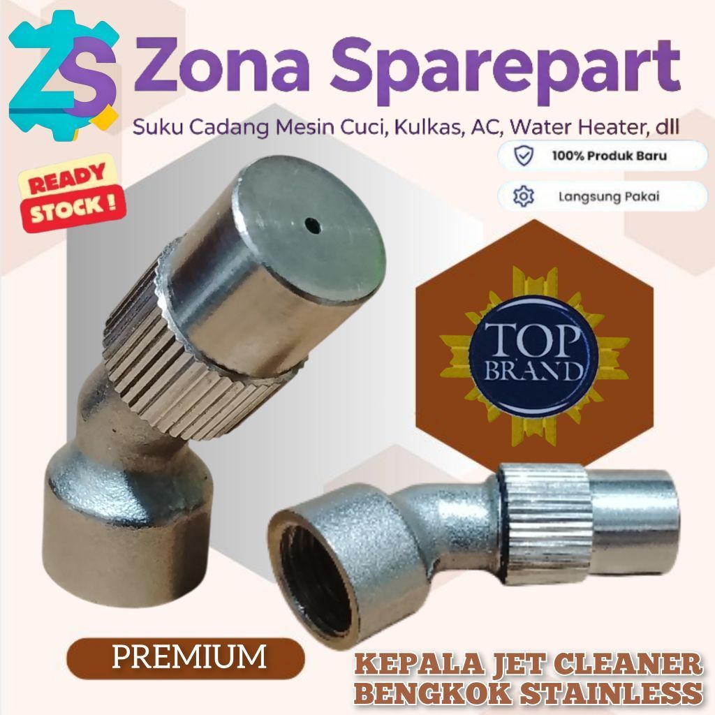 KEPALA JET CLEANER STAINLESS BENGKOK | KEPALA NOZZLE BENGKOK | KEPALA SPRAY JET CLEANER
