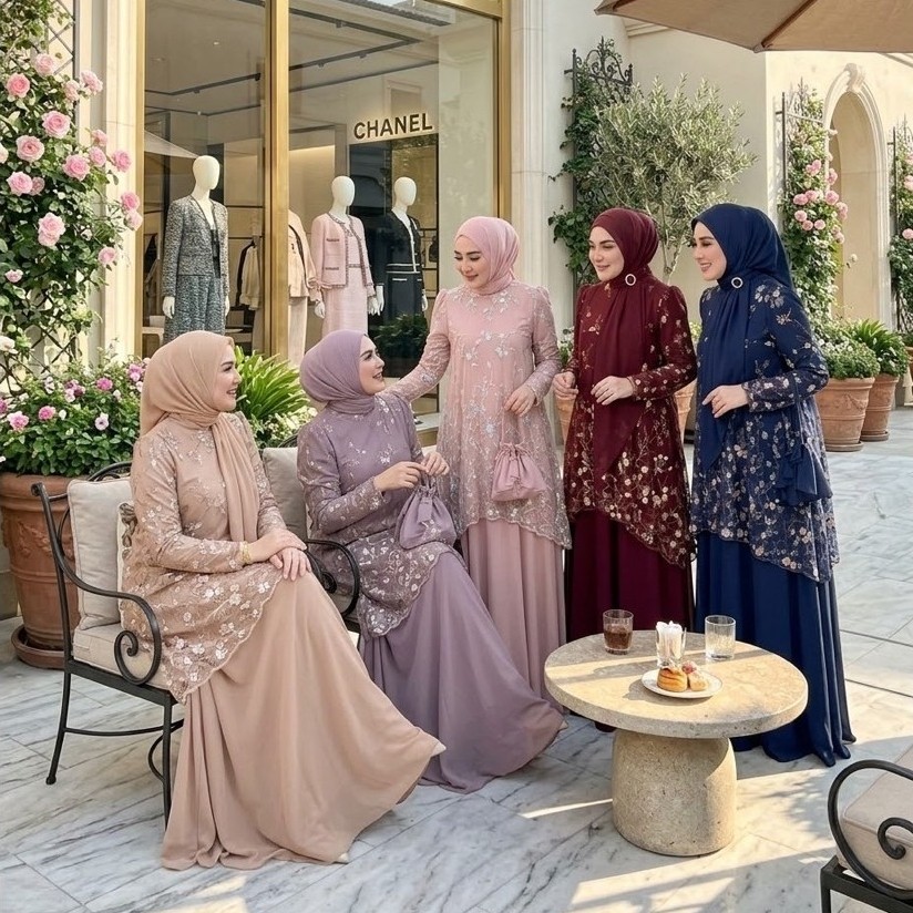 ALMERA RAYA ALDISA SET PASHMINA READY