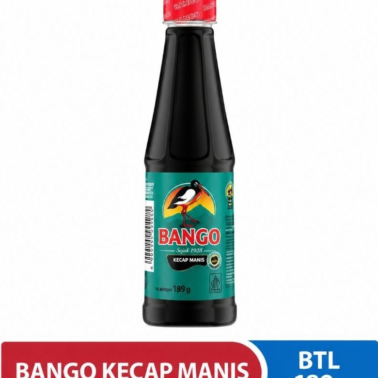 Bango kecap manis botol 189g, kecap manis bango, kecap manis botol bango