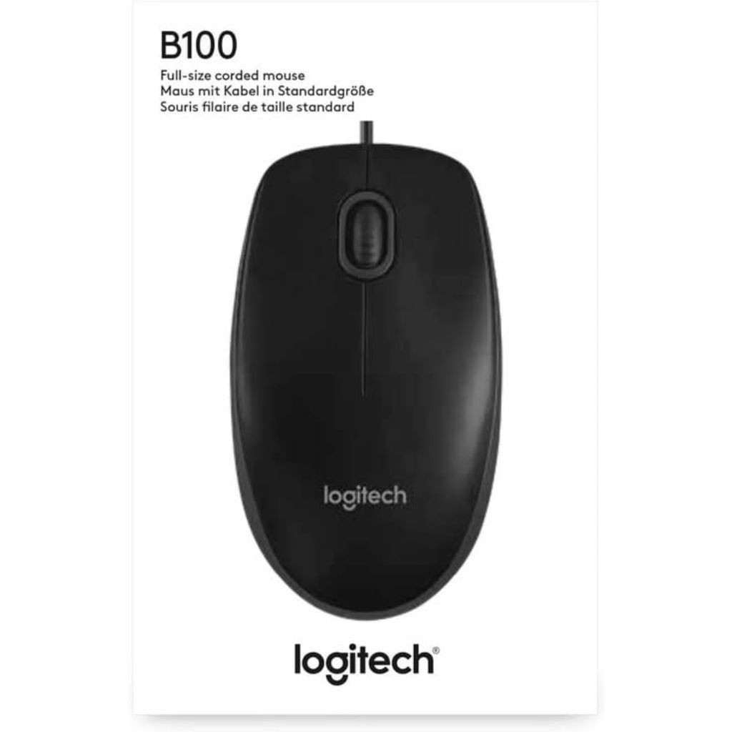 Mouse Kabel USB Logitech B100 / Mouse Logitech B100