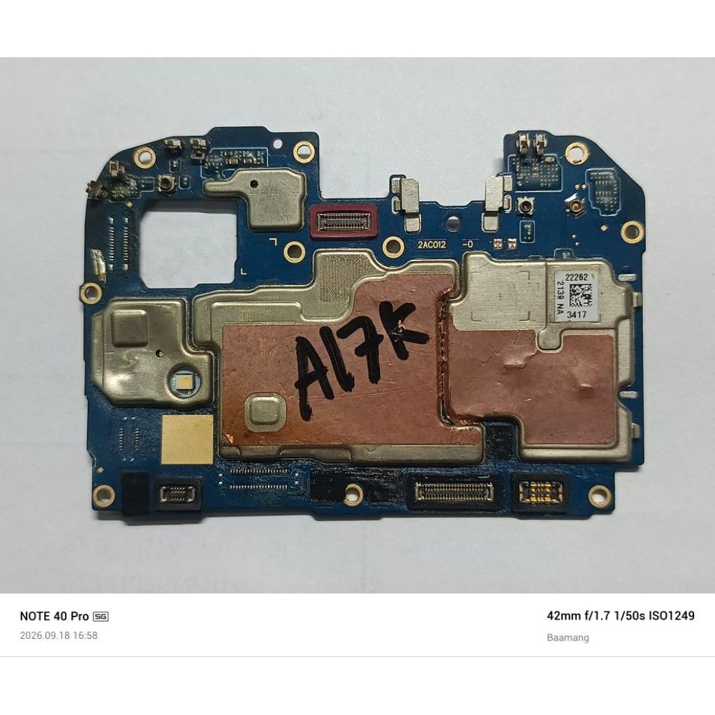MESIN OPPO A17K MINUS SOKET LCD SAMA MESIN AGAK BENGKOK