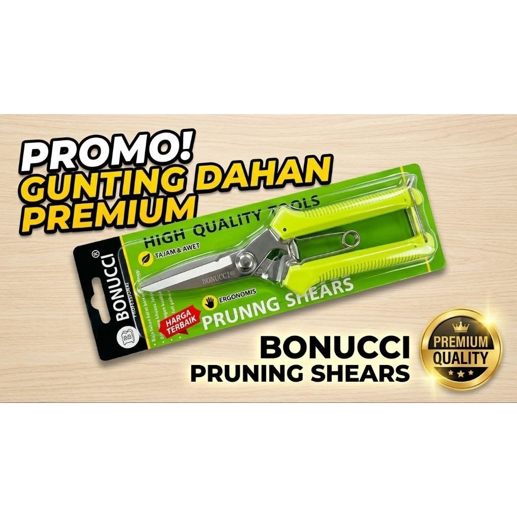 Gunting Serba Guna Gunting Dahan Stainless Bonucci / Gunting Dahan