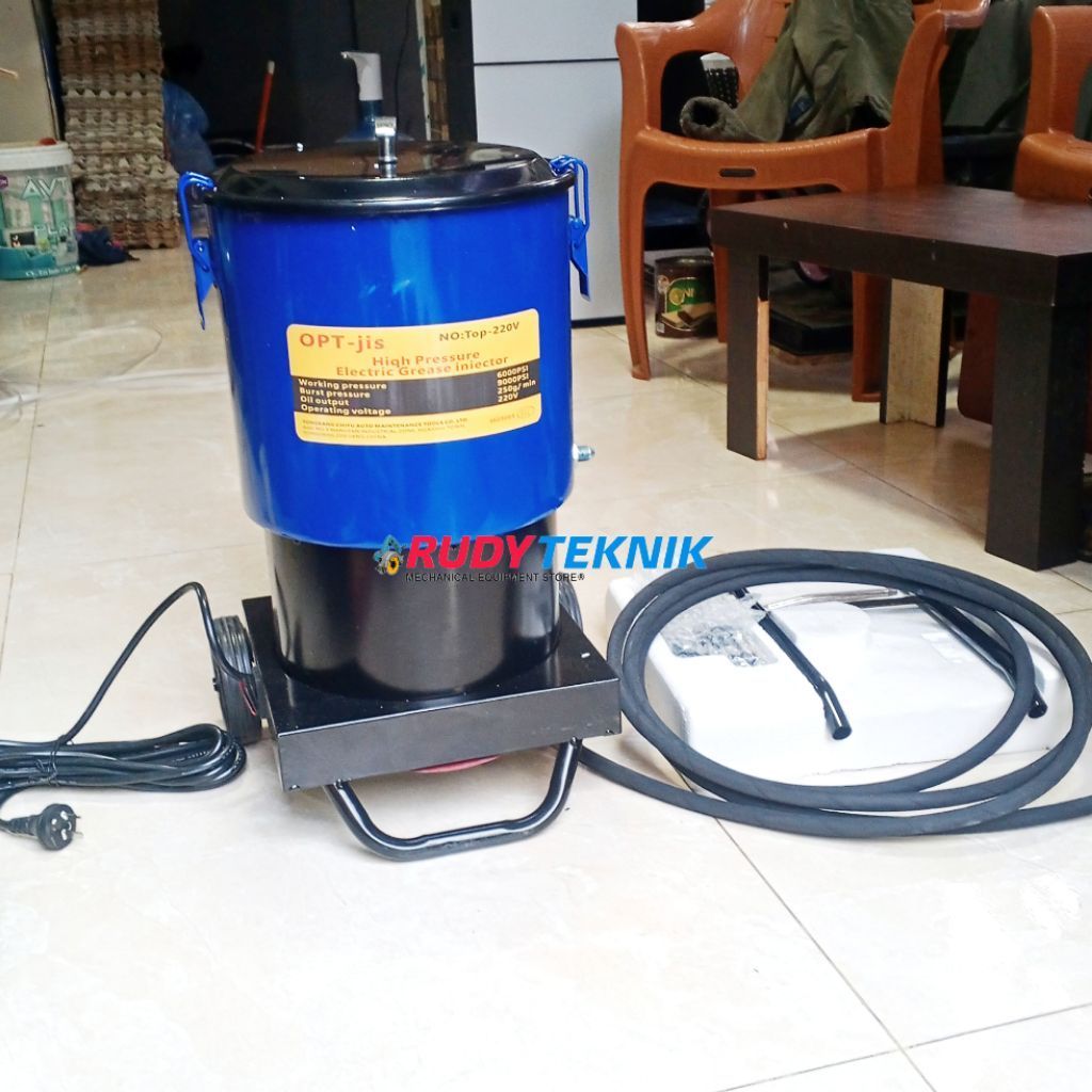 Pompa Grease Electrik 220V OPT-Jis / Grease Pump Electric 220 Hight Pressure Electric Grease iniecto