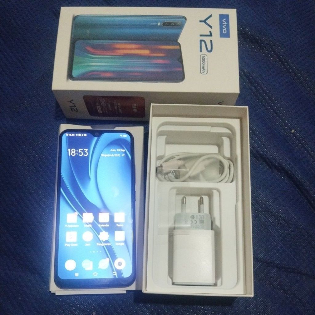 HP Vivo Y12 second bekas pakai pribadi