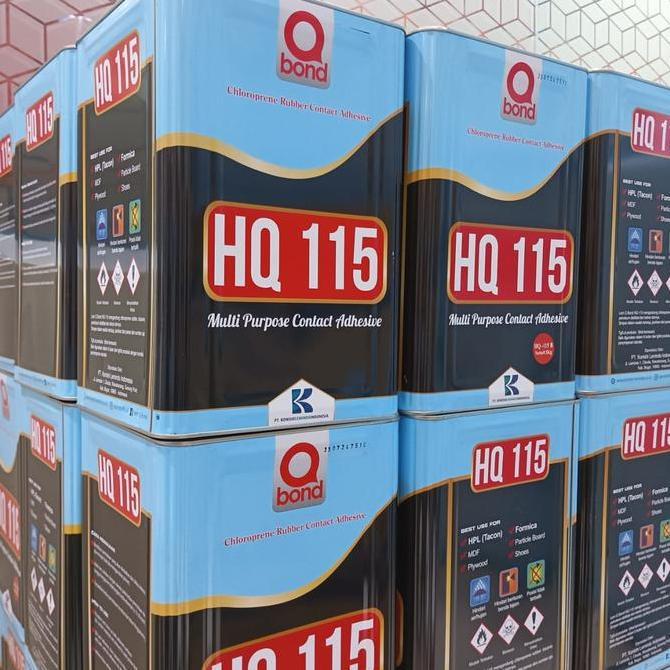 BEBAS ONGKIR - LEM KUNING Q BOND HQ 115 B @9.5 KG / QBOND LEM SERBAGUNA / Q-BOND