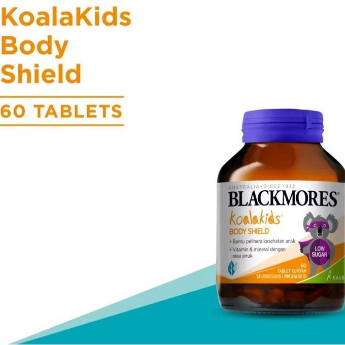 Maximal- Blackmores Kids Body Shield Isi 60 Tablet / Blackmores Vitamin Anak-Anak Menjaga Kesehatan 