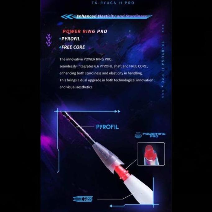 Yonex- Raket Bton Victor Thruster Ryuga Ii Pro / Ryuga 2 Pro