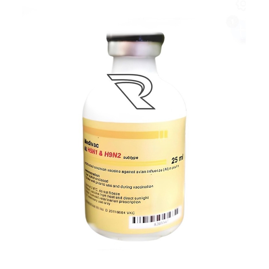 Vaksin Medivac AI T H5N1 & H9N2 Netto 25 ml Dosis 50 Ekor Vaksin Ayam Berkualitas Mencegah Penyakit 
