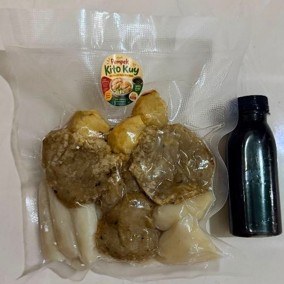 Pempek Khas Palembang Paket Puas Kuy | Pempek Ikan Tenggiri Premium Free Cuko