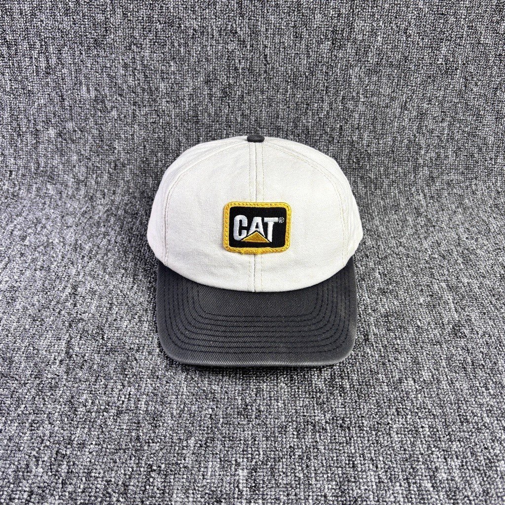 Topi Vintage Hat Caterpillar Twotone in USA Second Preloved Original 721