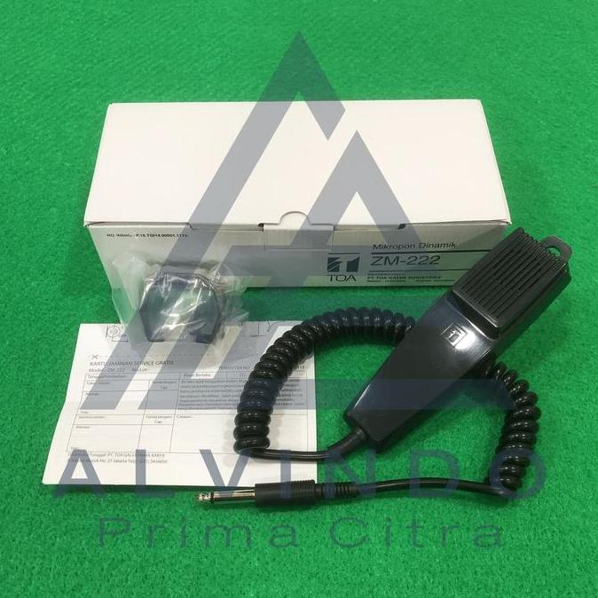 TOA ZM-222 (Emergency Mic / Mic Paging / ZM 222)