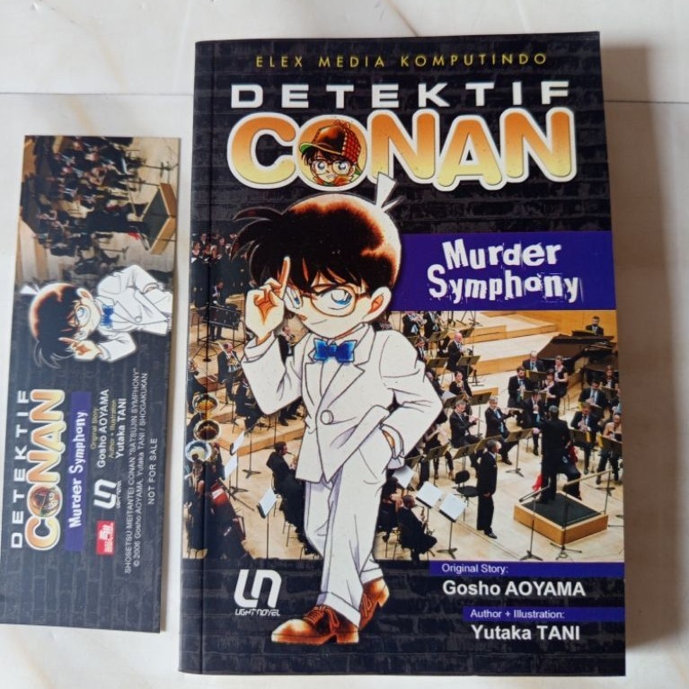 Light Novel Detektif Conan Murder Symphony Original Kolpri