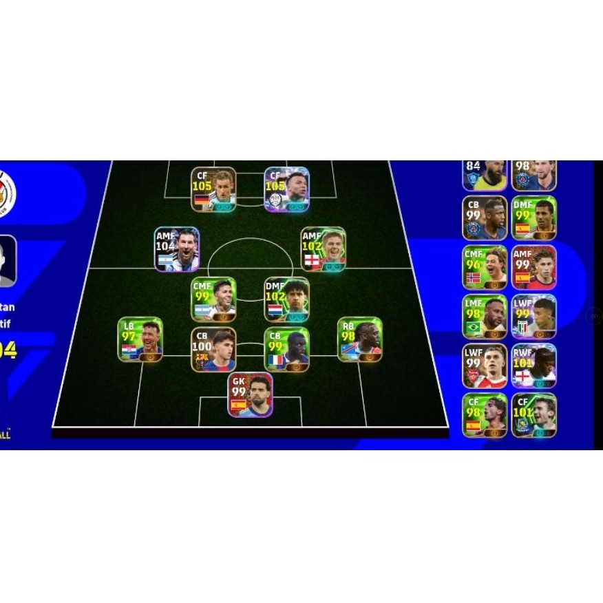 AKUN EPIC/BIGTIME EFOOTBALL MOBILE (POLOSAN)