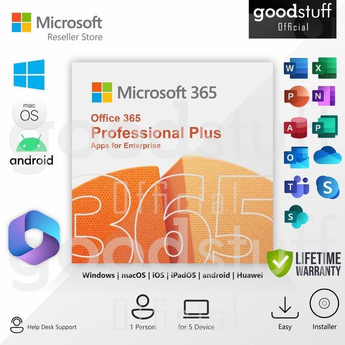 Microsoft Office 365 Pro Plus Original Lisensi
