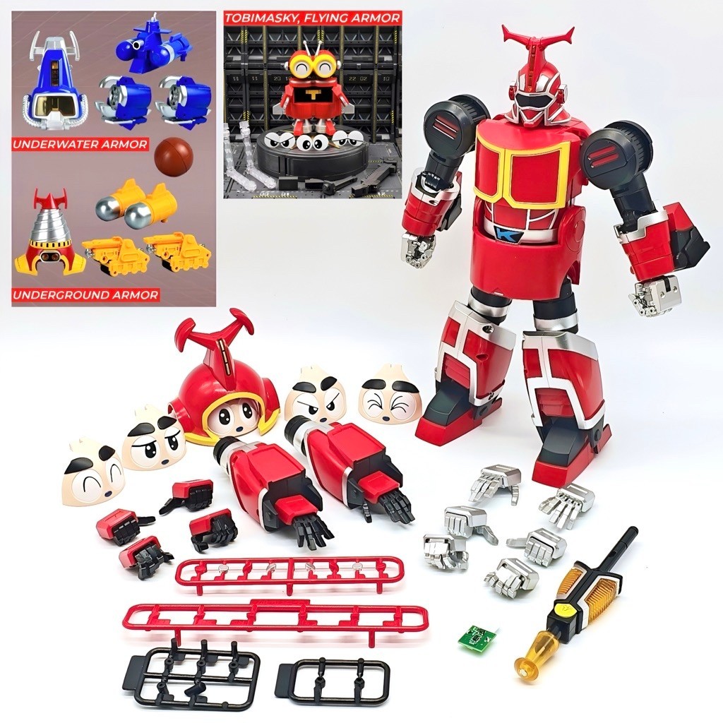 Kabutaku FULLSET ARMOR & Tobimasky 3 in 1 (TJXB001, TJXB001S, dan TJXB004)