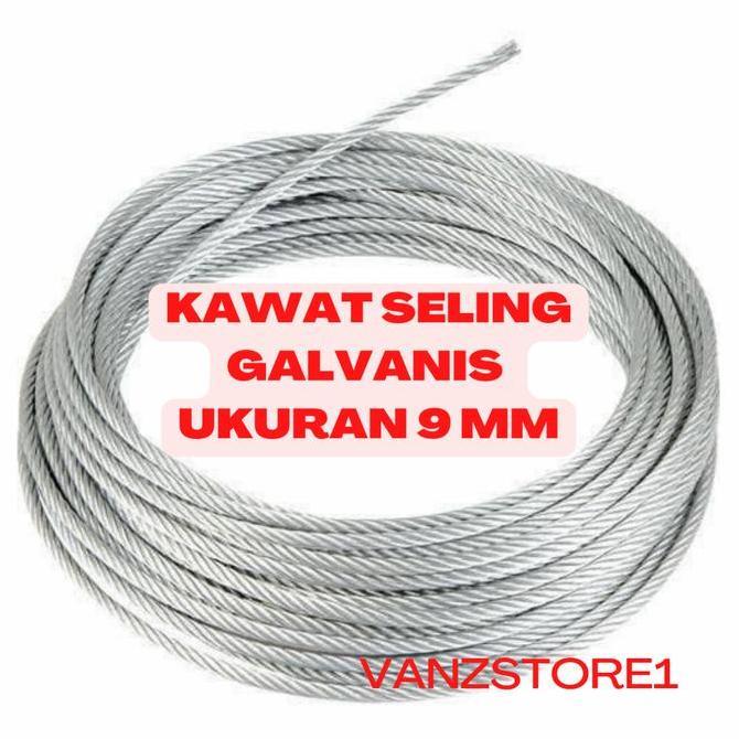 .........] Kawat Seling Galvanis 9 mm / Wire rope 9mm