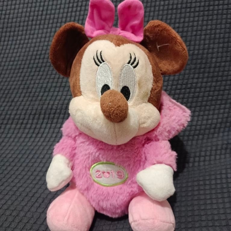 Boneka Minnie Mouse hoodie 23 cm tokyo disney resort