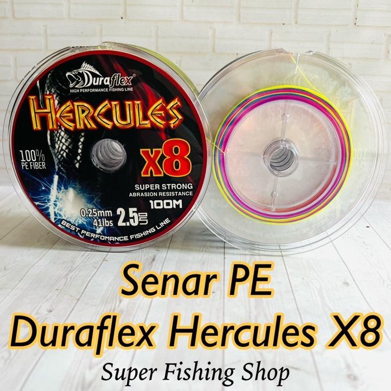 Senar PE Duraflex Hercules X8 Multicolor
