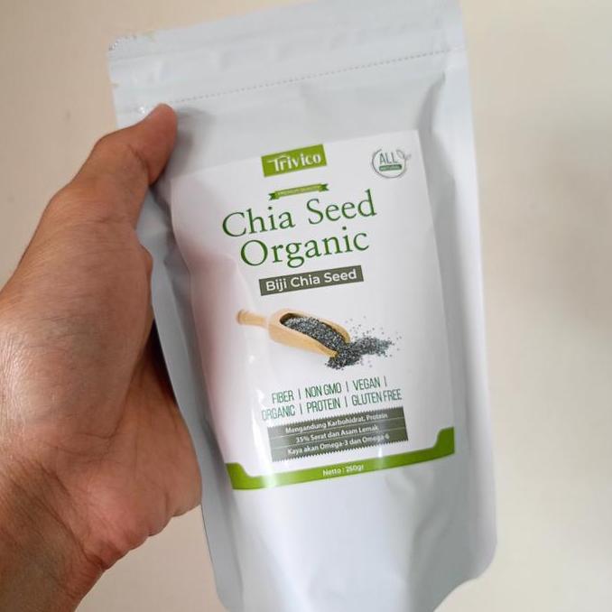 Lili- Trivico | Chia Seed | Chia Seed Organik | Chia Seed | Biji Chia | Chia | Black Chia Seed | Chi