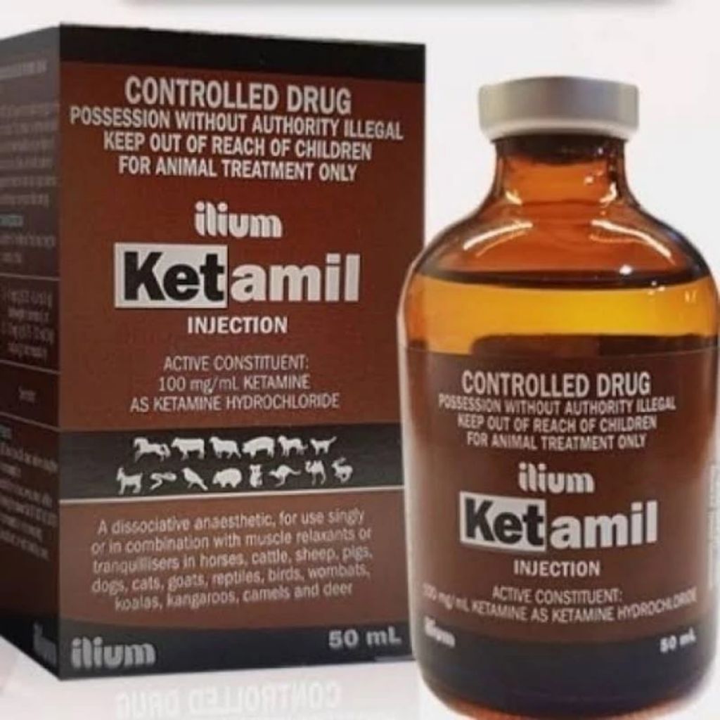 KETAMIL ILLIUM 50 ML ASLI 100% ORIGINAL OBAT UNTUK HEWAN ANASTESI
