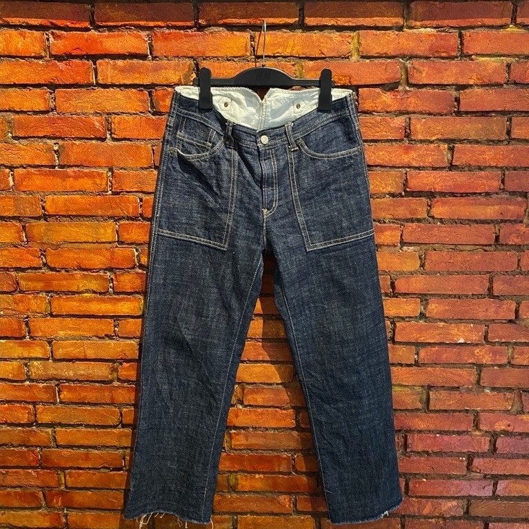 denim fatigue pants par ici japan